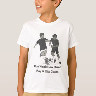 Inspirational Football Quote Tee for Kids