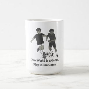 Inspirational Football Quote Tee for Kids Coffee Mug