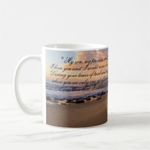 Inspirational Footprints Ending Coffee Mug