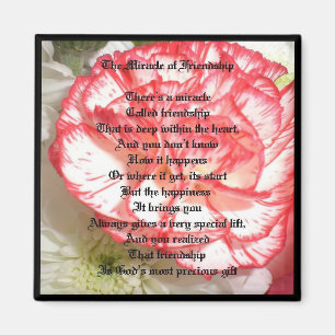 Inspirational Friendship Poem Magnet
