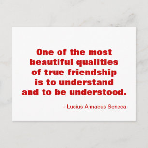 Inspirational Friendship Postcard