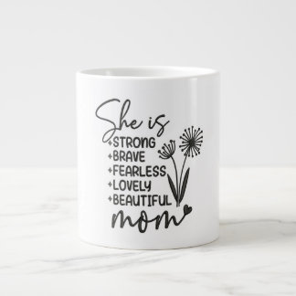 |Inspirational Gift for Mum Large Coffee Mug