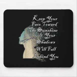 Inspirational Gifts For Women Graphic & Quote Mouse Mat