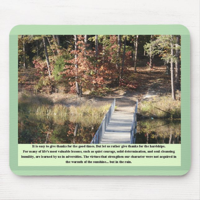 Inspirational Gifts Quiet Courage Mouse Mat (Front)