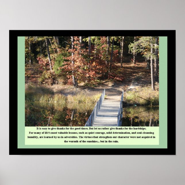 Inspirational Gifts Quiet Courage Poster (Front)