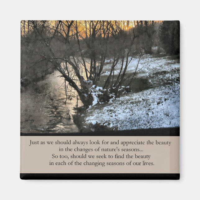 Inspirational Gifts Seasons of Our Lives Magnet (Front)