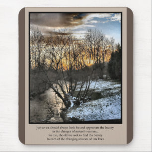 Inspirational Gifts Seasons of Our Lives Mouse Mat