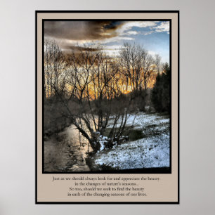 Inspirational Gifts Seasons of Our Lives Poster