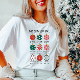 Inspirational God Says You Are T-Shirt