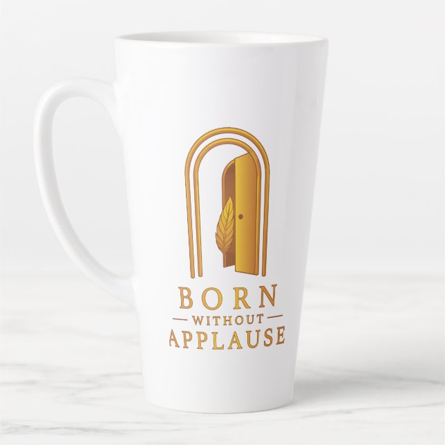 Inspirational Gold Door & Feather Coffee Mug (Left)