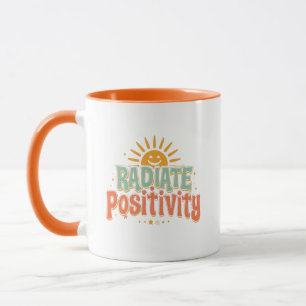 Inspirational Good Vibes and Happiness Mug