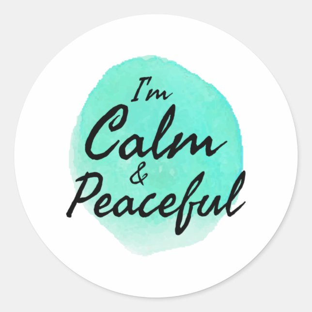 Inspirational good vibes for hard workers classic round sticker (Front)