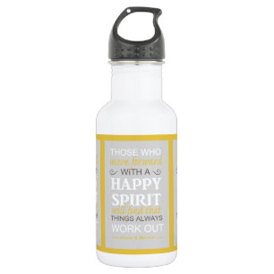 inspirational gordon b hinckley lds quote 532 ml water bottle