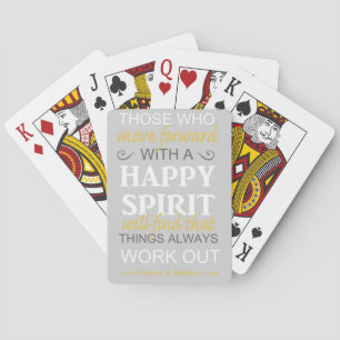 inspirational gordon b hinckley lds quote playing cards