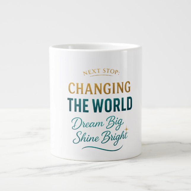 Inspirational Graduation Coffee Cup (Front)