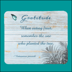 Inspirational Gratitude Saying Mousepad
