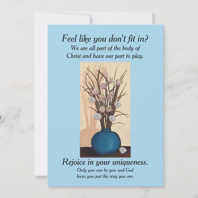 Inspirational Greeting Card (Front)