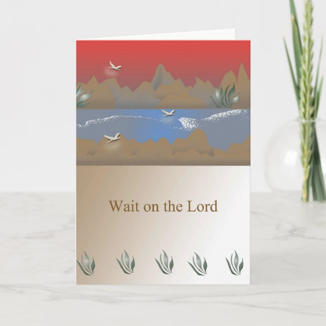 Inspirational greeting card (Front)