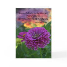 Inspirational greeting card confidence quote gifts