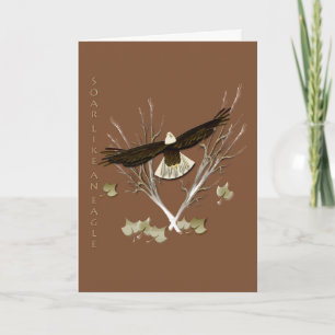 Inspirational greeting card with scripture