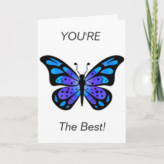 Inspirational Greeting Card, You're The Best! Thank You Card