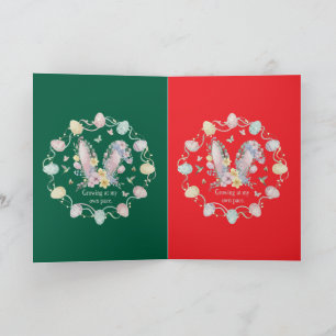 Inspirational "Growing at my own pace" Floral Card