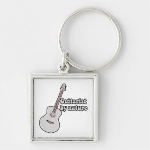 inspirational guitar quote for guitarists key ring