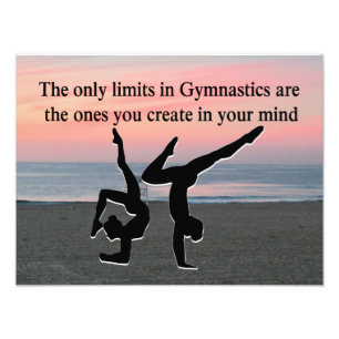 INSPIRATIONAL GYMNAST PHOTO PRINT