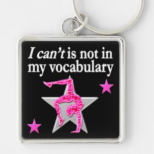 INSPIRATIONAL GYMNASTICS DESIGN KEY RING