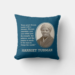 Inspirational HARRIET TUBMAN Cushion