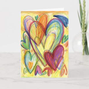 Inspirational Healing Hearts Card