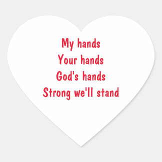 Inspirational Heart Sticker