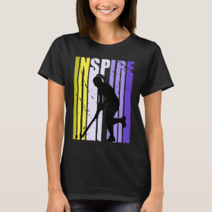 Inspirational Hockey Birthday Vintage Distressed S T-Shirt