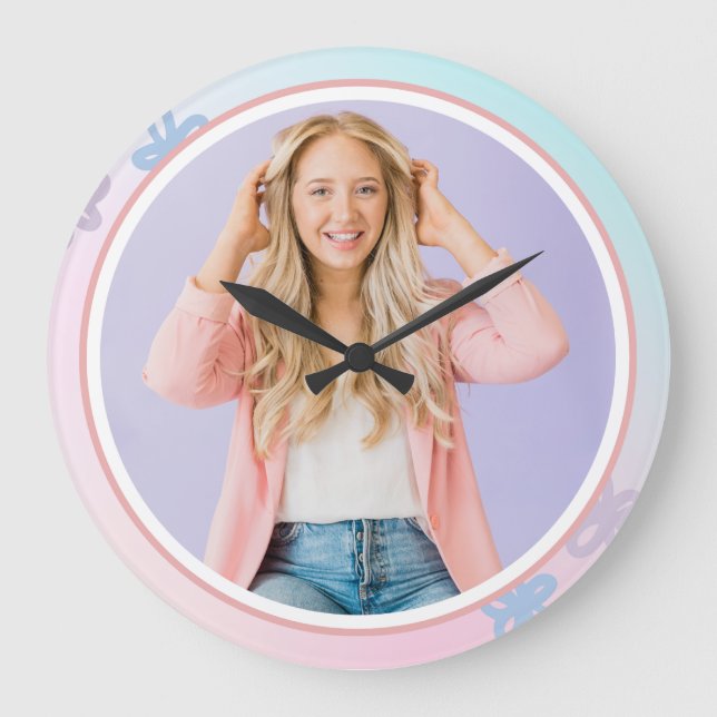 Inspirational Home Decor Large Clock (Front)