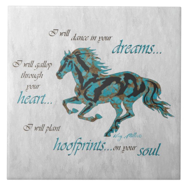 Inspirational Horse Ceramic Tile (Front)