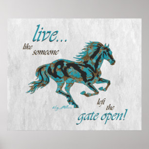 Inspirational Horse Poster