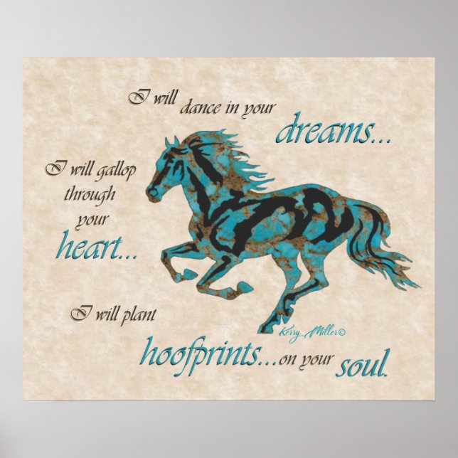 Inspirational Horse Poster (Front)