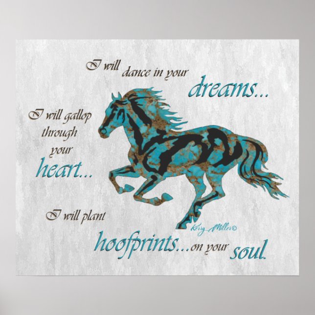 Inspirational Horse Poster (Front)