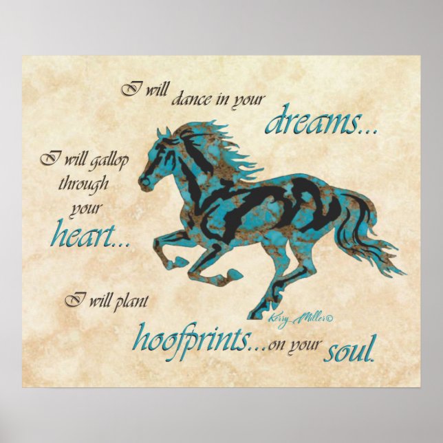 Inspirational Horse Poster (Front)
