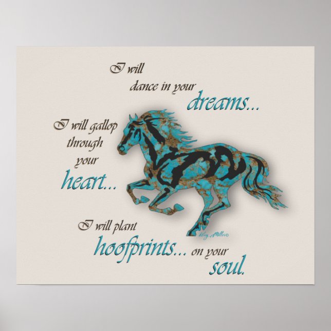 Inspirational Horse Poster (Front)