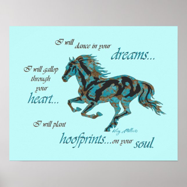 Inspirational Horse Poster (Front)