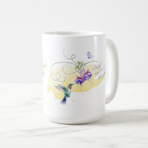 Inspirational Hummingbird and Butterfly Coffee Mug