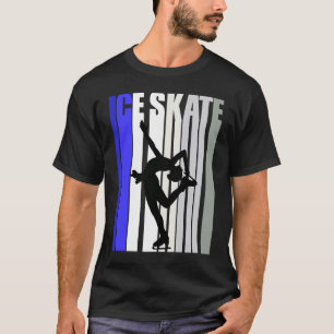 Inspirational Ice Skating Birthday Silhouette Moti T-Shirt