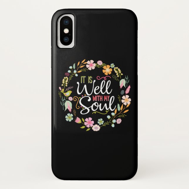 Inspirational, it is well with my soul Case-Mate iPhone case (Back)