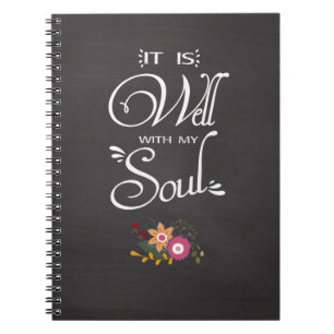 Inspirational Journal It Is Well With My Soul