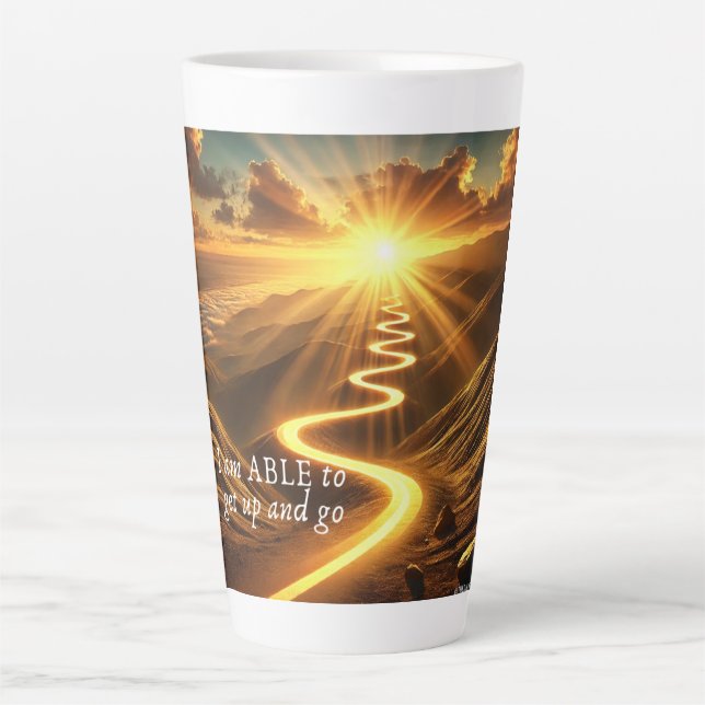 Inspirational Latte Mug  (Front)