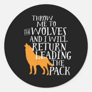 Inspirational Leadership Quote Strong Leaders Classic Round Sticker