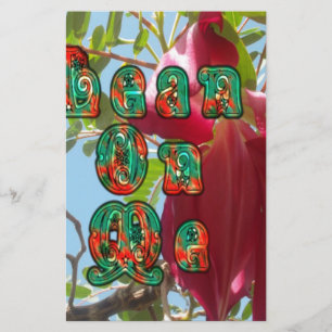 Inspirational Lean On Me Floral Skyward Art Print