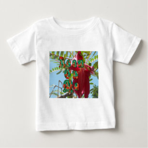 Inspirational Lean On Me Floral Skyward Art Print  Baby T-Shirt