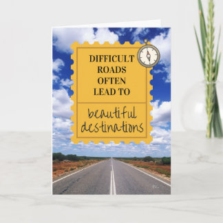 Inspirational Life Motto Card